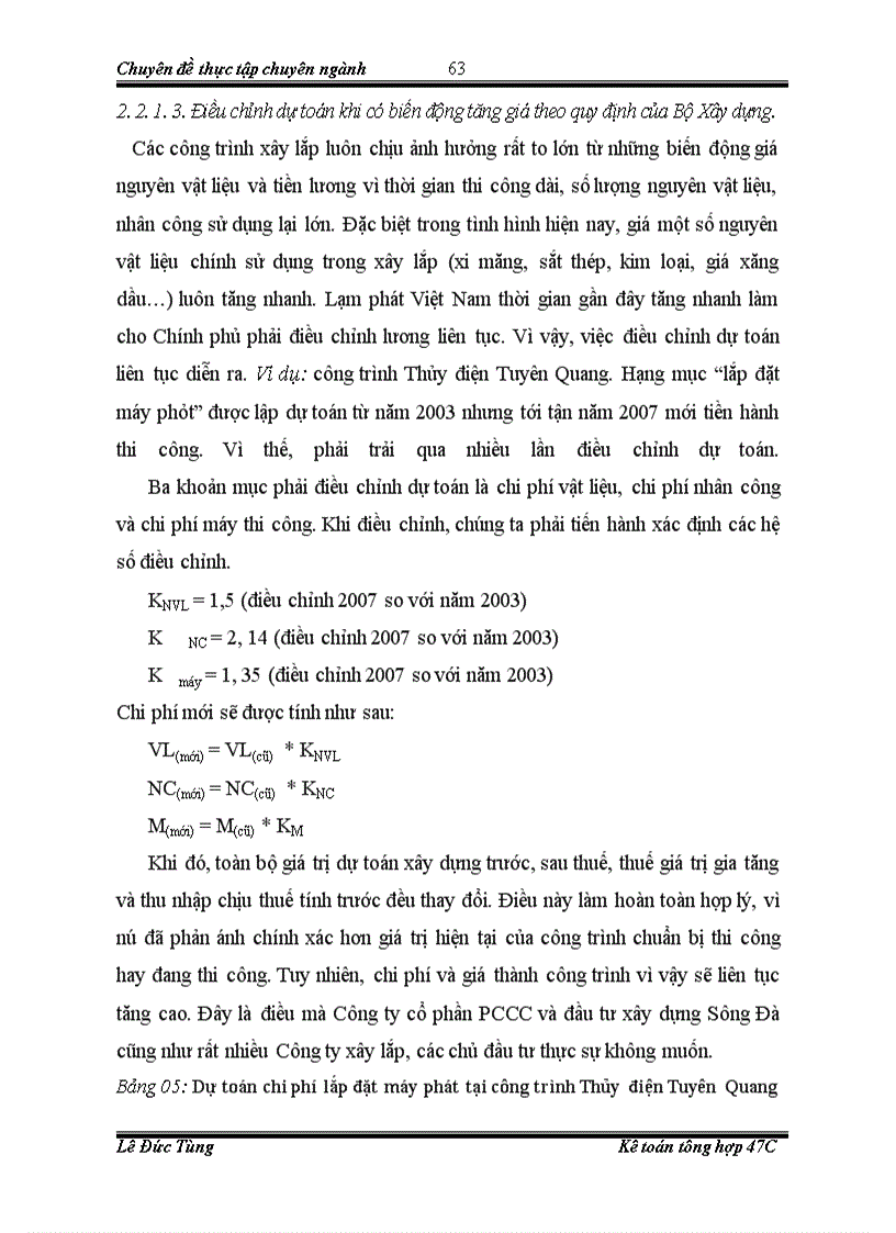 image for page Nâng cao hiệu quả hoạt động của công tác kế toán tập hợp chi phí và tính giá thành tại Công ty cổ phần PCCC và đầu tư xây dựng Sông Đà