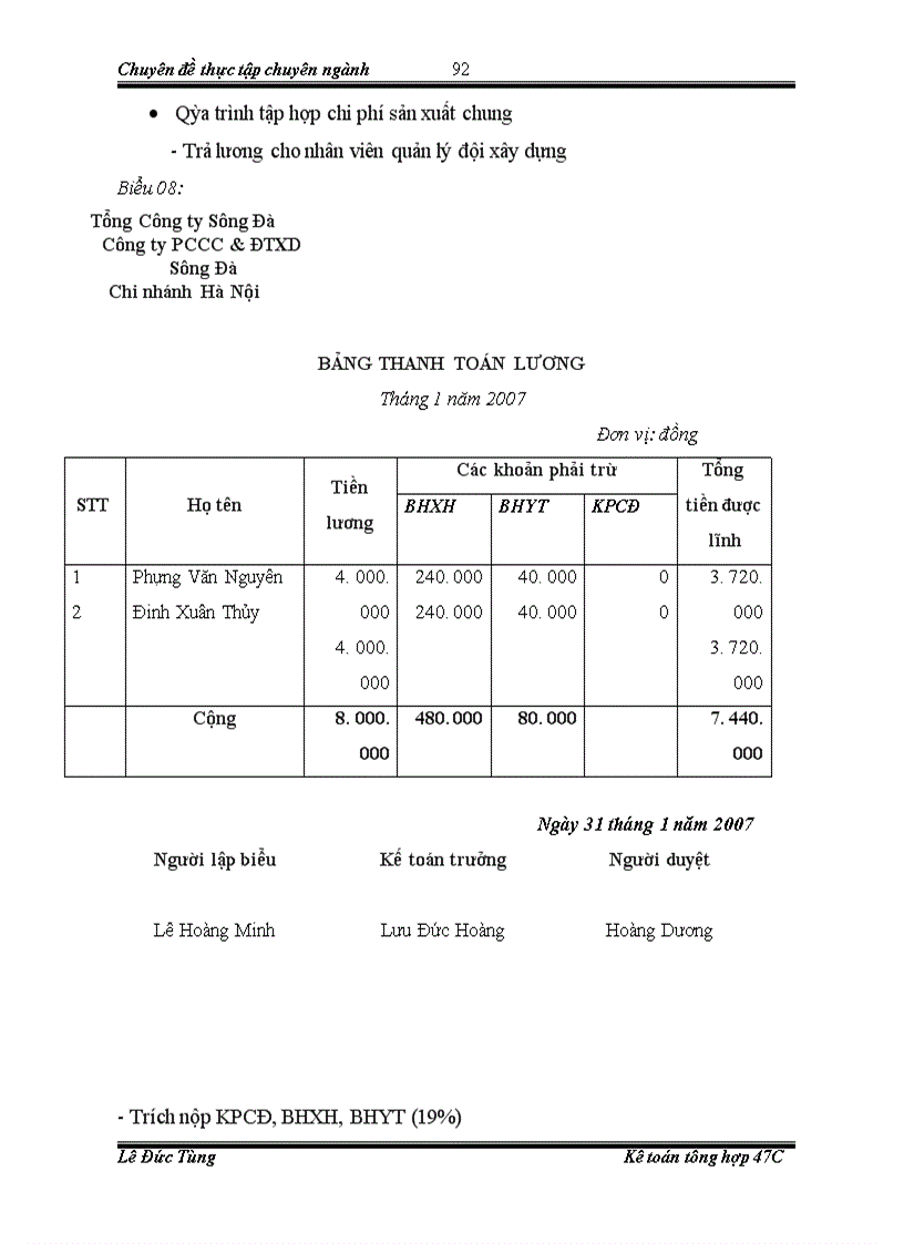 image for page Nâng cao hiệu quả hoạt động của công tác kế toán tập hợp chi phí và tính giá thành tại Công ty cổ phần PCCC và đầu tư xây dựng Sông Đà