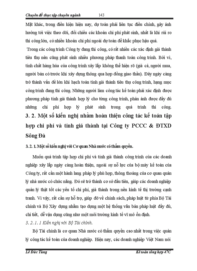 image for page Nâng cao hiệu quả hoạt động của công tác kế toán tập hợp chi phí và tính giá thành tại Công ty cổ phần PCCC và đầu tư xây dựng Sông Đà