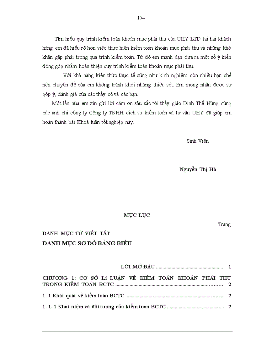 image for page Hoàn thiện kiểm toán khoản mục phải thu trong kiểm toán BCTC do Công ty TNHH dịch vụ Kiểm toán và Tư vấn UHY thực hiện