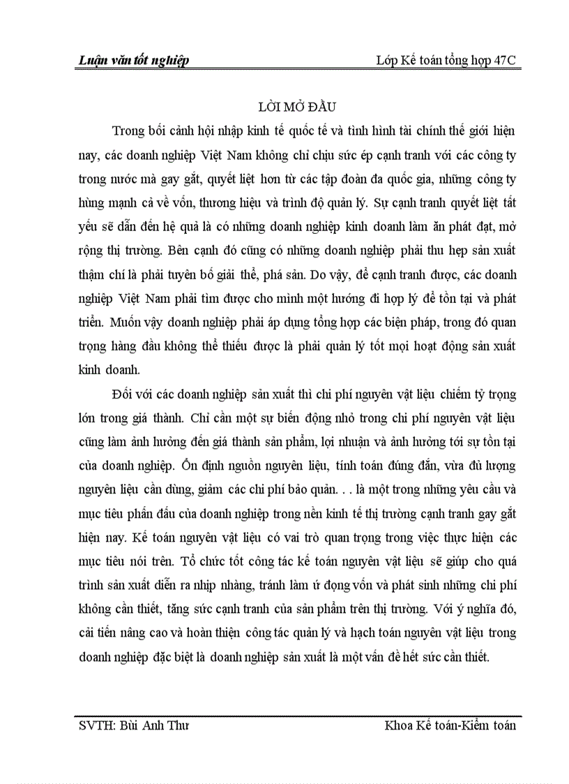 image for page Hoàn thiện công tác kế toán nguyên vật liệu tại Công ty TNHH Đầu tư và Xây dựng Đông Phong.