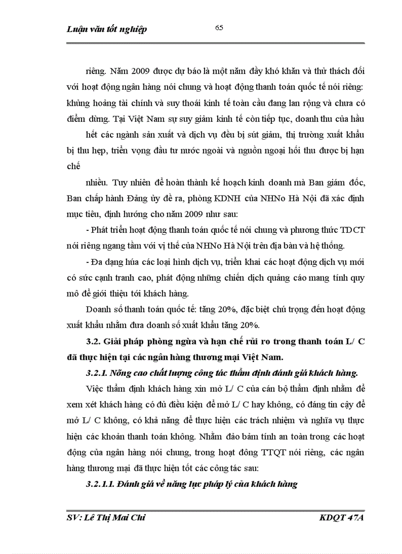 image for page Giải pháp hạn chế và phòng ngừa rủi ro trong thanh toán quốc tế theo phương thức Tín dụng chứng từ tại ngân hàng Nông nghiệp và Phát triển nông thôn Hà Nội