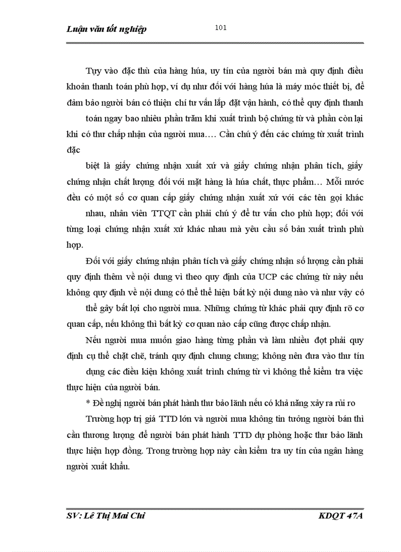 image for page Giải pháp hạn chế và phòng ngừa rủi ro trong thanh toán quốc tế theo phương thức Tín dụng chứng từ tại ngân hàng Nông nghiệp và Phát triển nông thôn Hà Nội