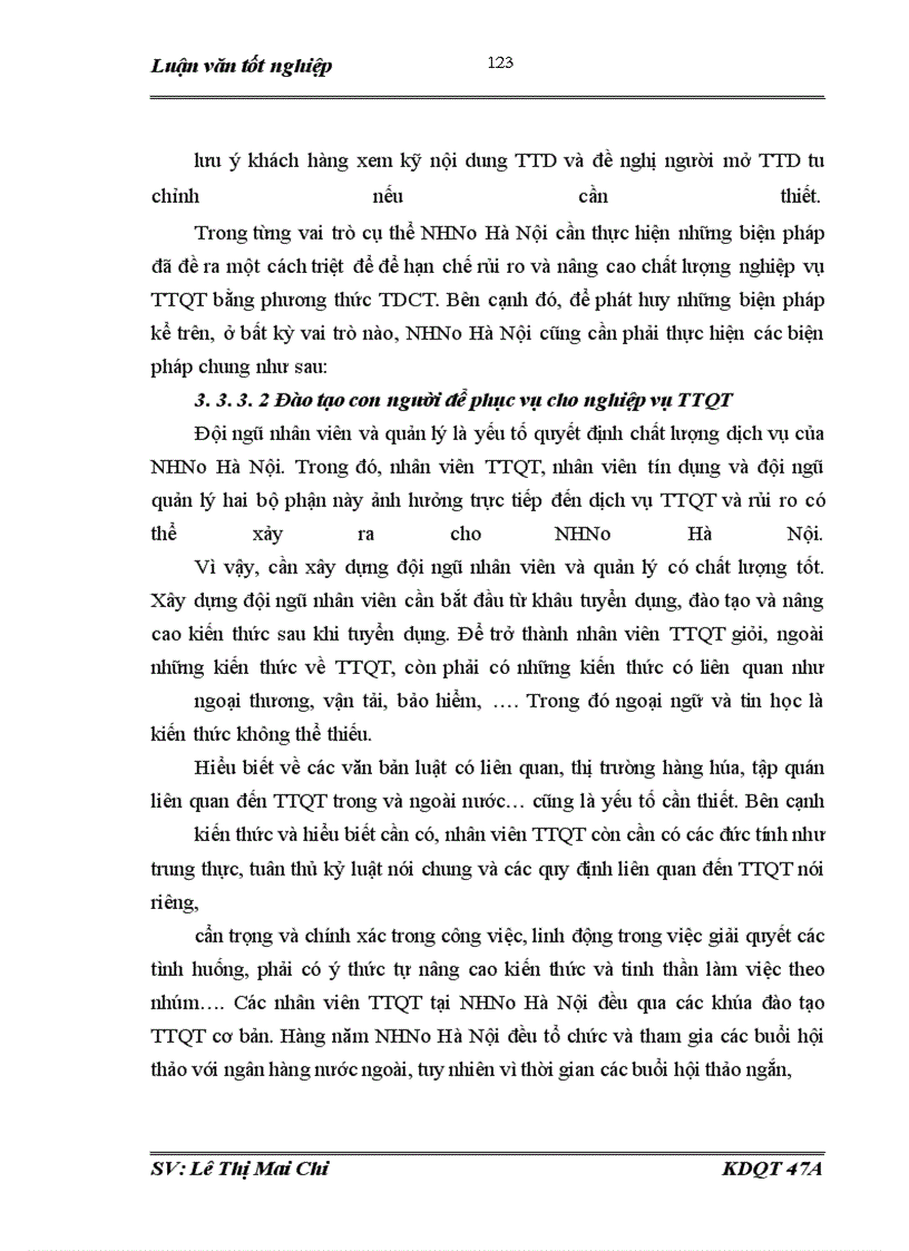 image for page Giải pháp hạn chế và phòng ngừa rủi ro trong thanh toán quốc tế theo phương thức Tín dụng chứng từ tại ngân hàng Nông nghiệp và Phát triển nông thôn Hà Nội