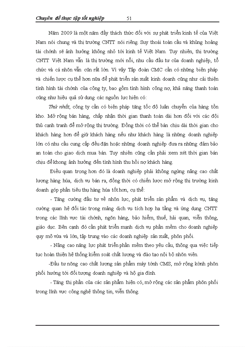 image for page Phân tích Báo cáo tài chính hợp nhất của Công ty Cổ phần Tập đoàn Công nghệ CMC