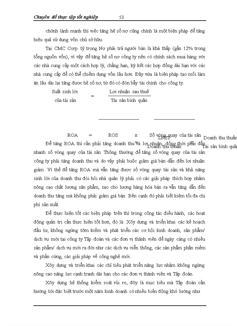 image for page Phân tích Báo cáo tài chính hợp nhất của Công ty Cổ phần Tập đoàn Công nghệ CMC