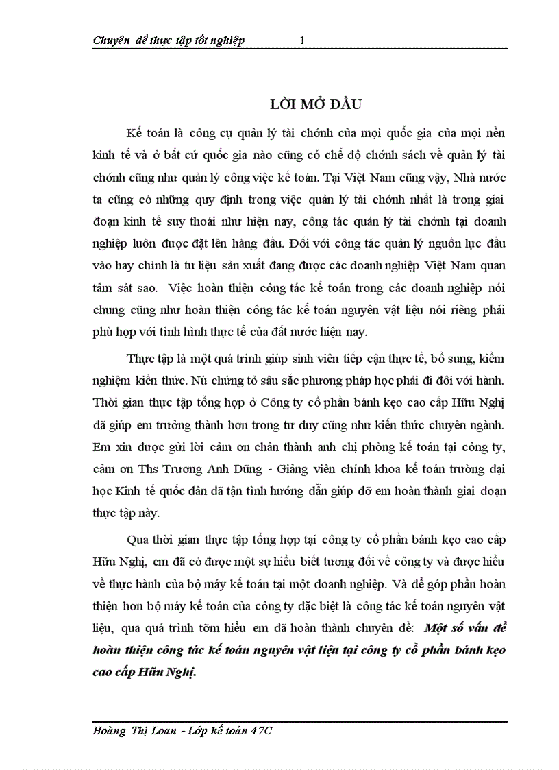 image for page Một số đánh giá khái quát về công tác hạch toán kế toán tại công ty cổ phần bánh kẹo cao cấp Hữu Nghị Hà Nội