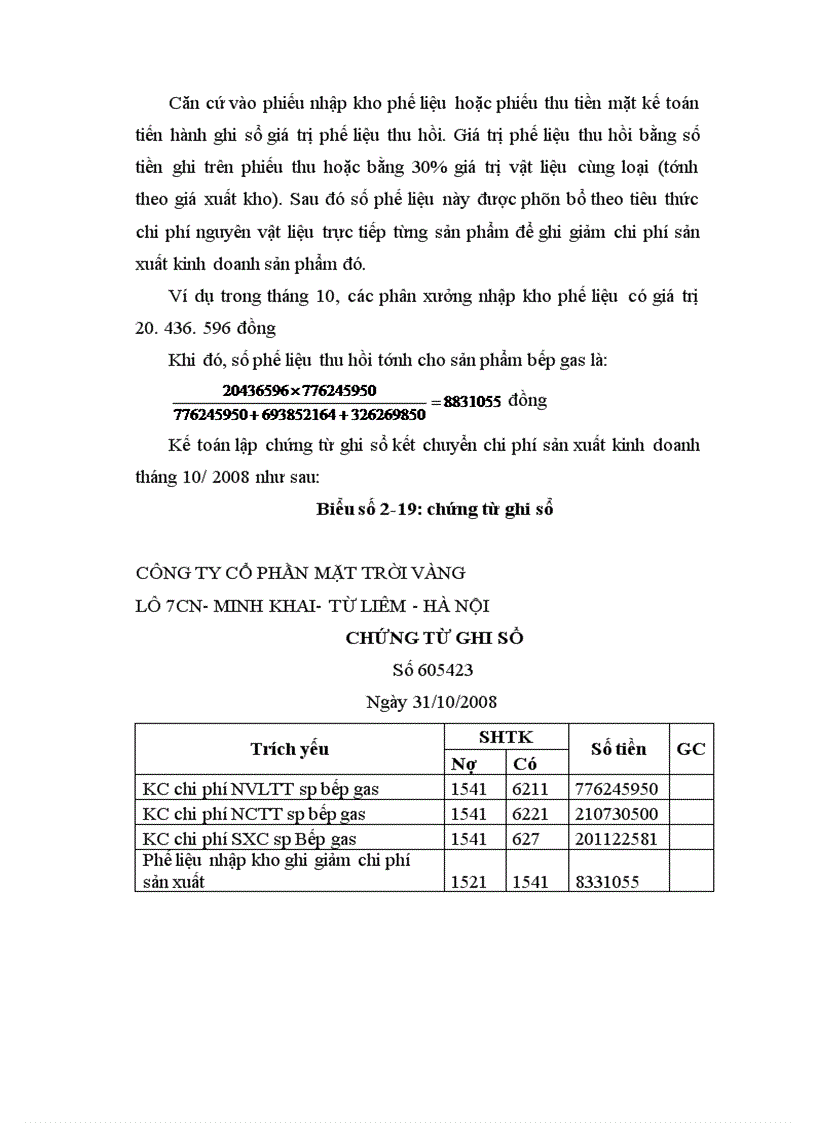 image for page Hoàn thiện kế toán chi phí sản xuất và tính giá thành sản xuất sản phẩm tại công ty cổ phần Mặt Trời Vàng