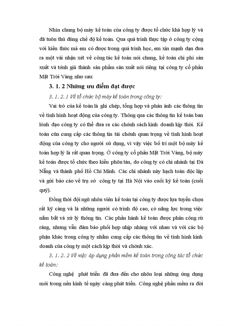 image for page Hoàn thiện kế toán chi phí sản xuất và tính giá thành sản xuất sản phẩm tại công ty cổ phần Mặt Trời Vàng