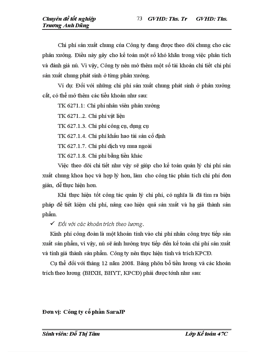 image for page Hoàn thiện kế toỏn chi phớ sản xuất và tớnh giỏ thành sản phẩm tại cụng ty cổ phần SaraJP