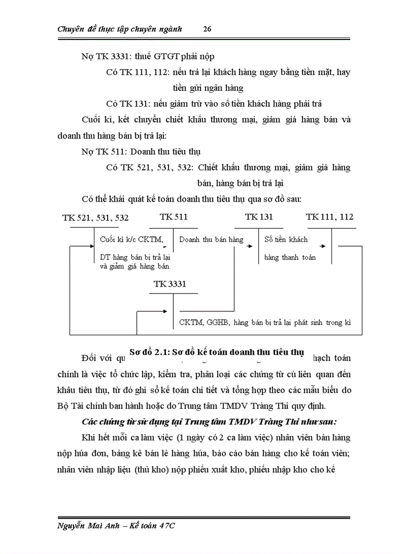 image for page Hoàn thiện kế toán tiêu thụ và kết quả tiêu thụ tại Trung tâm Thương mại dịch vụ Tràng Thi