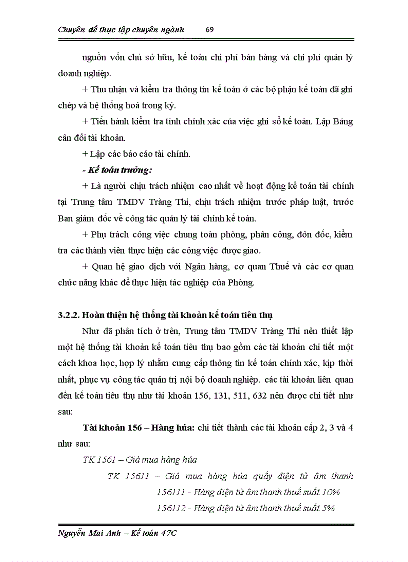 image for page Hoàn thiện kế toán tiêu thụ và kết quả tiêu thụ tại Trung tâm Thương mại dịch vụ Tràng Thi
