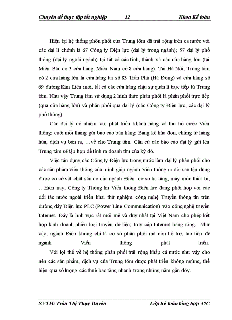 image for page Hoàn thiện kế toán doanh thu cung cấp dịch vụ tại Trung tâm Viễn thông di động Điện lực