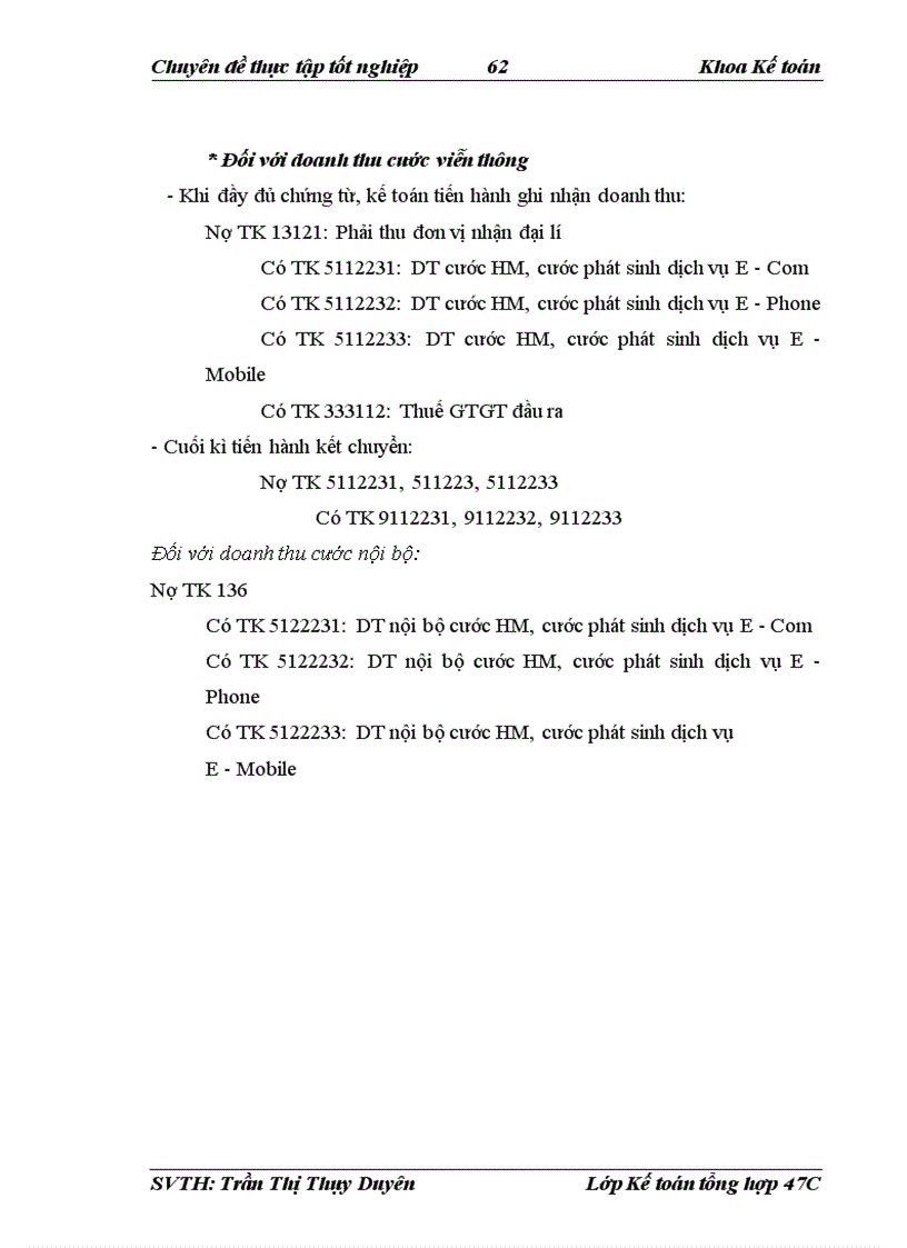 image for page Hoàn thiện kế toán doanh thu cung cấp dịch vụ tại Trung tâm Viễn thông di động Điện lực