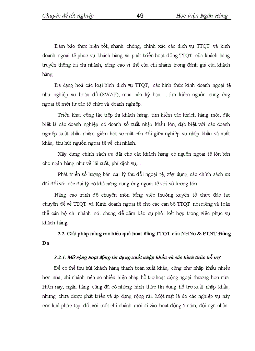image for page Nâng cao hiệu quả hoạt động thanh toán quốc tế tại Ngân hàng Nông Nghiệp và Phát Triển Nông Thôn Đống Đa