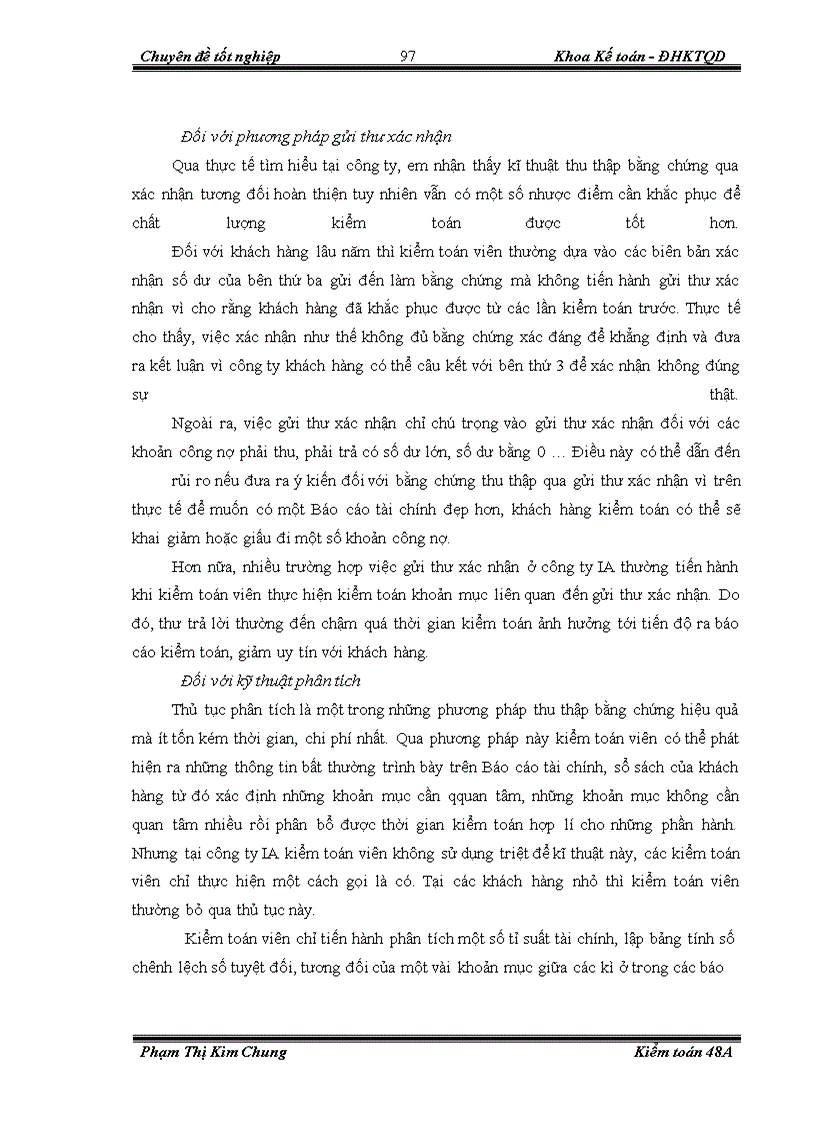 image for page Vận dụng các kỹ thuật thu thập bằng chứng kiểm toán trong kiểm toán BCTC do công ty TNHH Kiểm toán Đông Dương thực hiện