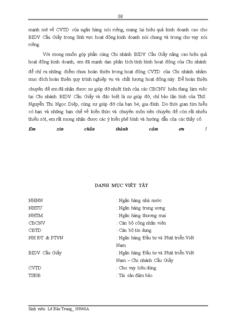 image for page Giải pháp mở rộng hoạt động cho vay tiêu dùng tại Ngân hàng Đầu tư và Phát triển Việt Nam (BIDV) Chi nhánh Cầu Giấy