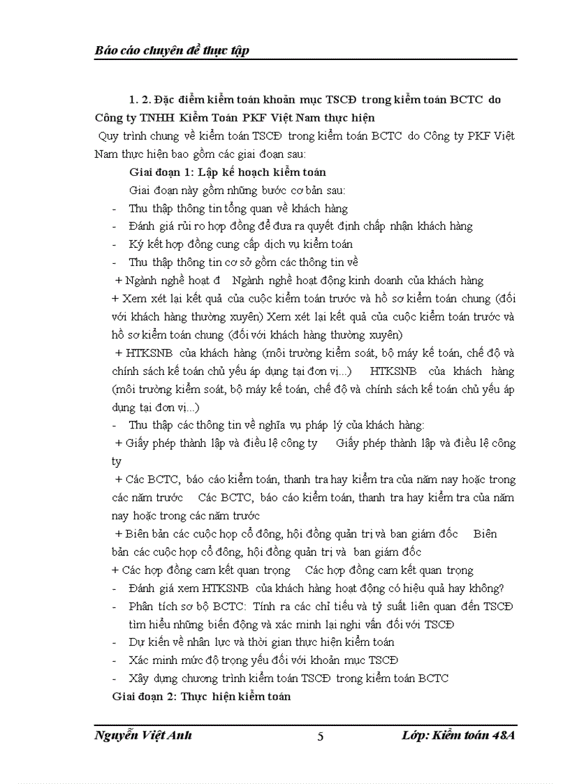image for page Hoàn thiện kiểm toán khoản mục tài sản cố định hữu hình trong quy trình kiểm toán báo cáo tài chính do công ty tnhh kiểm toán pkf việt nam thực hiện Hà nội – 2010