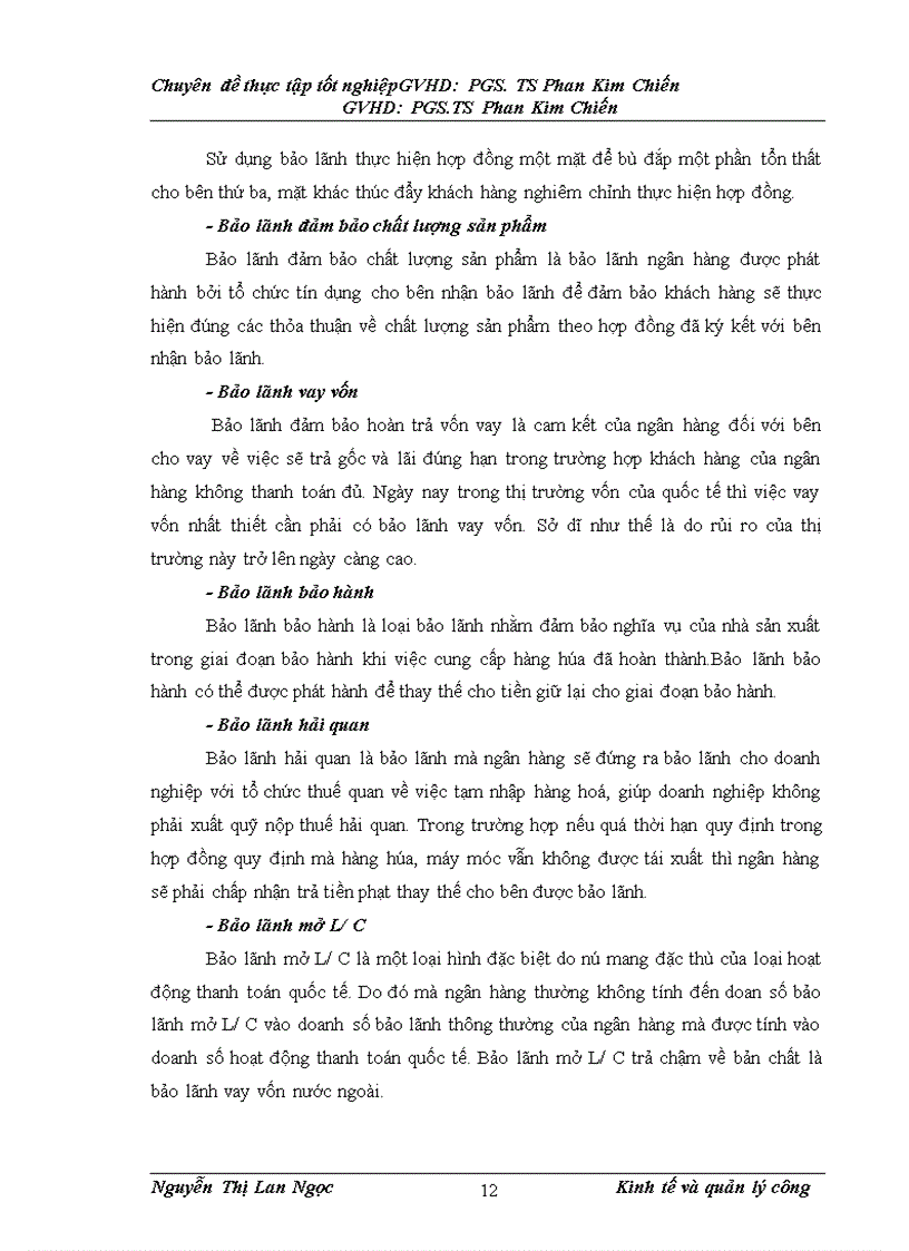image for page Giải pháp nâng cao chất lượng bảo lãnh của Chi nhánh Ngân hàng Công thương Đống Đa