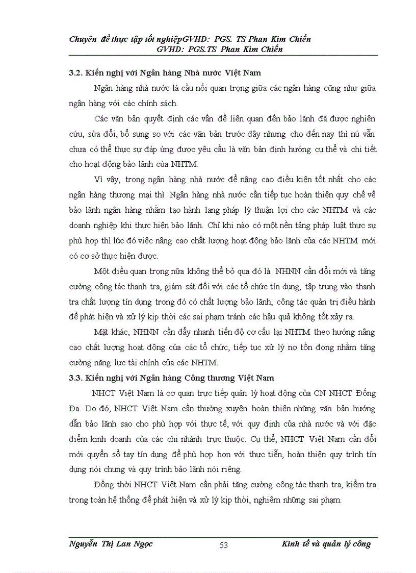 image for page Giải pháp nâng cao chất lượng bảo lãnh của Chi nhánh Ngân hàng Công thương Đống Đa
