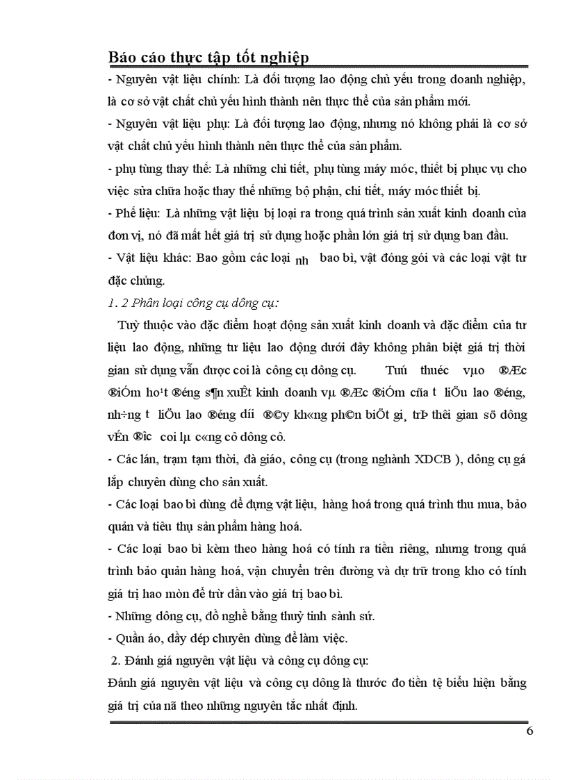 image for page Thực trạng công tác hạch toán kế toán nguyên vật liệu và công cụ dụng cụ ở Công tychế tạo thiết bị điện đông anh - hà nội