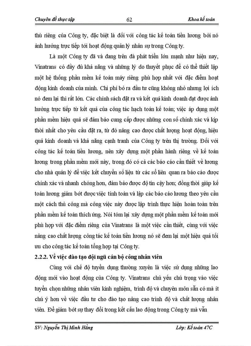 image for page Một số ý kiến đóng góp nhằm hoàn thiện công tác kế toán tiền lương và các khoản trích theo lương tại Công ty Cổ phần giao nhận vận tải ngoại thương VINATRANS Hà Nội
