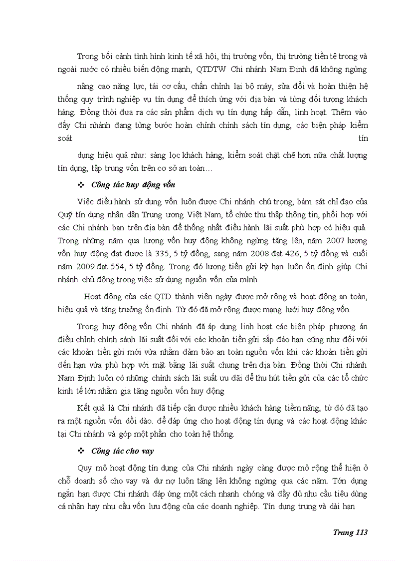image for page Một số giải pháp nâng cao chất lượng hoạt động tín dụng của Quỹ tín dụng nhân dân Trung ương -Chi nhánh Nam Định