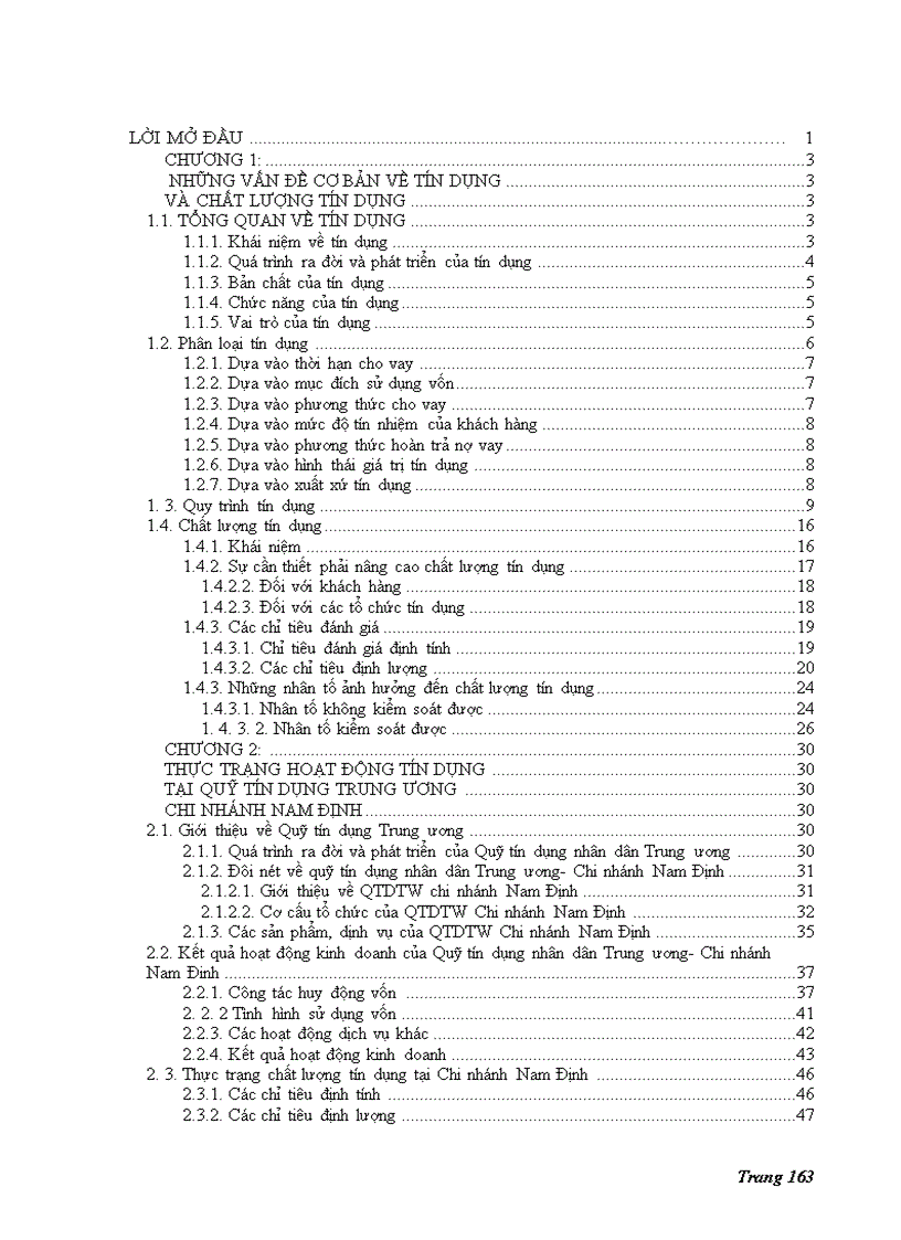 image for page Một số giải pháp nâng cao chất lượng hoạt động tín dụng của Quỹ tín dụng nhân dân Trung ương -Chi nhánh Nam Định