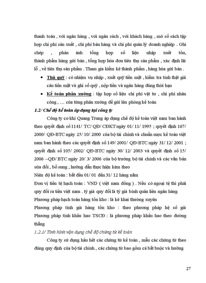 image for page Tổ chức kế toán tập hợp chi phí sản xuất và tính giá thành sản phẩm tại công ty Nhà Nước TNHH một thành viên cơ khí Quang Trung