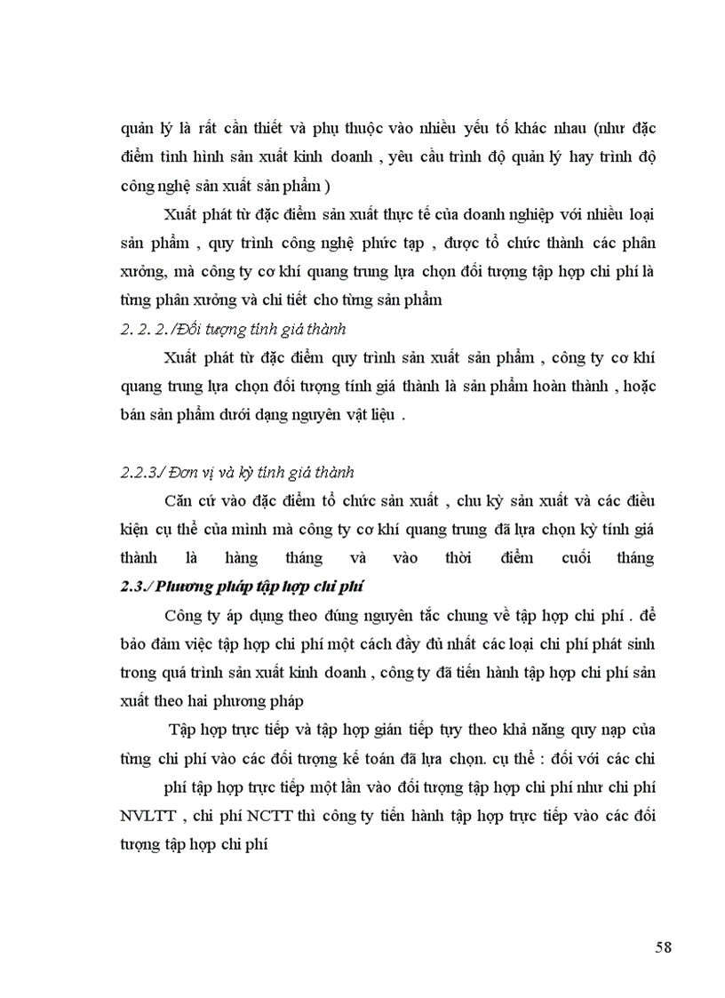 image for page Tổ chức kế toán tập hợp chi phí sản xuất và tính giá thành sản phẩm tại công ty Nhà Nước TNHH một thành viên cơ khí Quang Trung