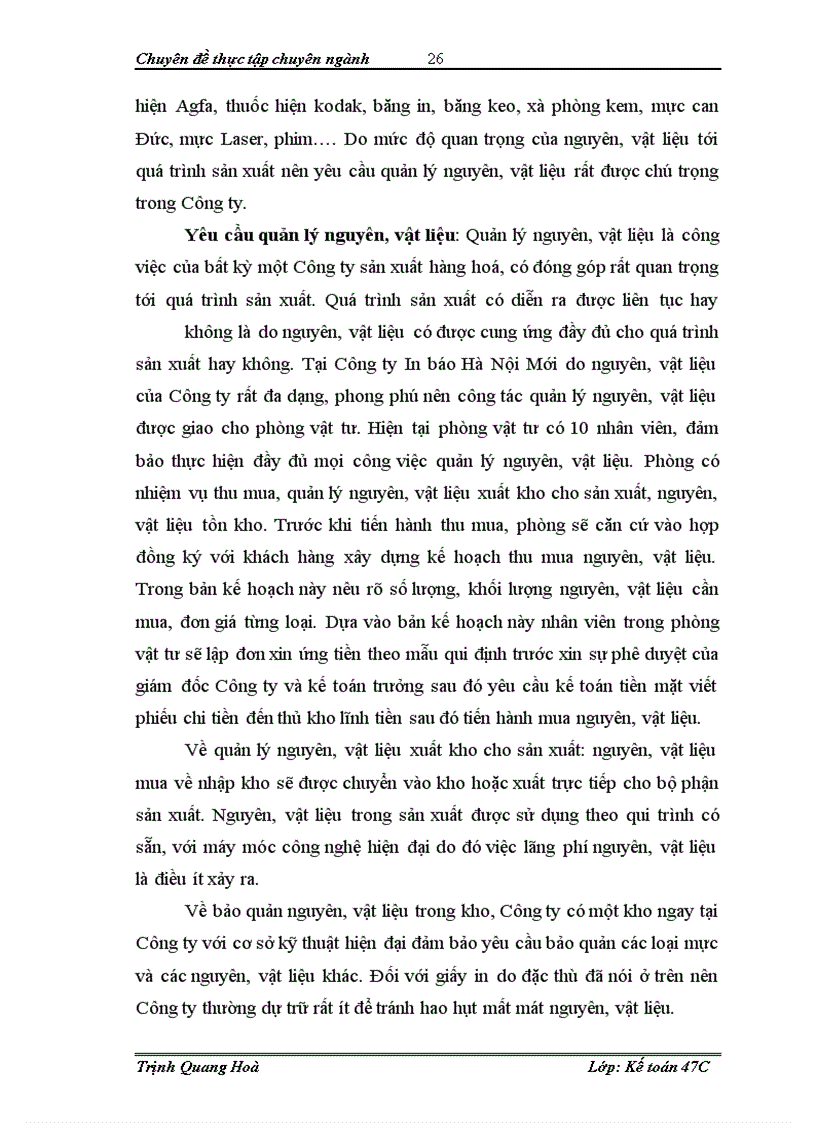 image for page Kế toán nguyên, vật liệu tại Công ty In báo Hà Nội Mới