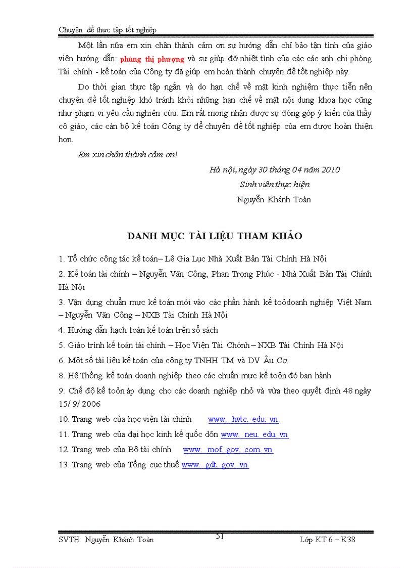 image for page Hoàn thiện kế toán bán hàng và xác định kêt quả bán hàng tại công ty TNHH Thương mại và Dịch vụ Âu Cơ.