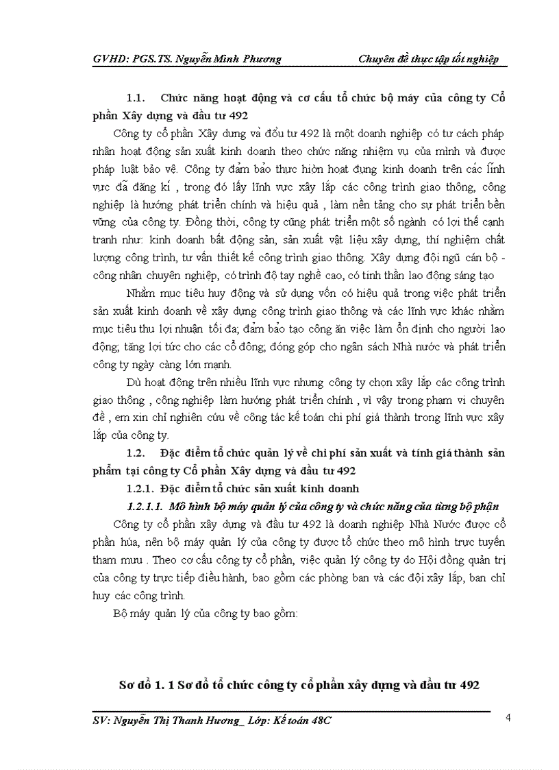 image for page Hoàn thiện kế toán chi phí sản xuất và tính giá thành sản phẩm xây lắp tại công ty Cổ phần xây dựng và đầu tư 492