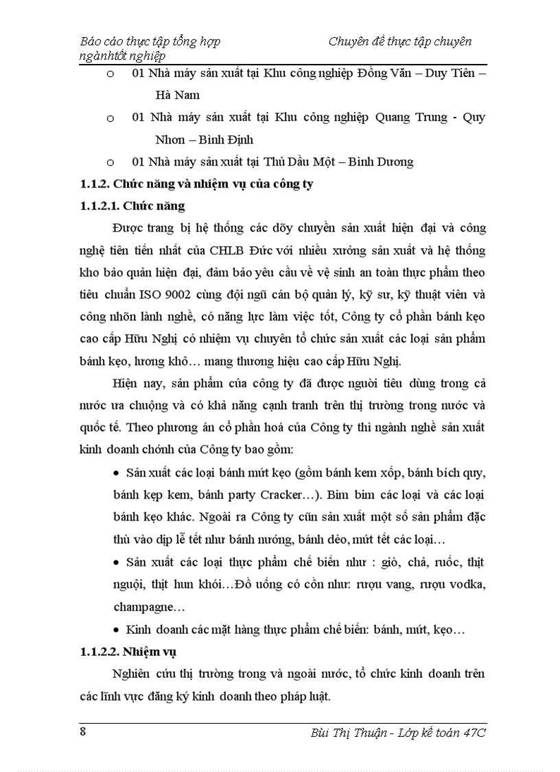 image for page Hoàn thiện kế toán chi phí sản xuất và tính giá thành sản phẩm tại Công ty cổ phần bánh kẹo cao cấp Hữu Nghị