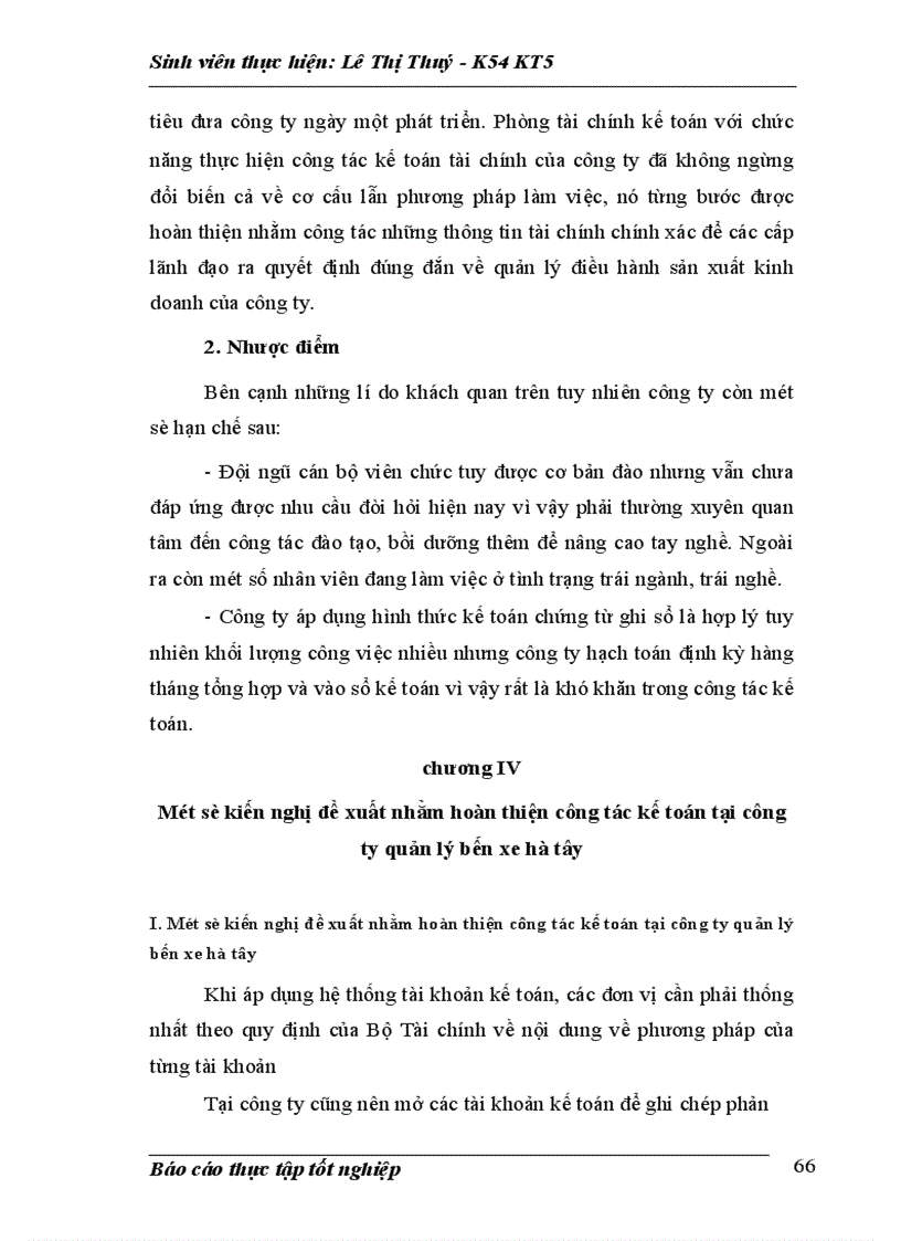 image for page Kế toán nghiệp vụ vốn bằng tiền và các khoản phải thanh toán tại công ty Quản lí bến xe Hà Tây