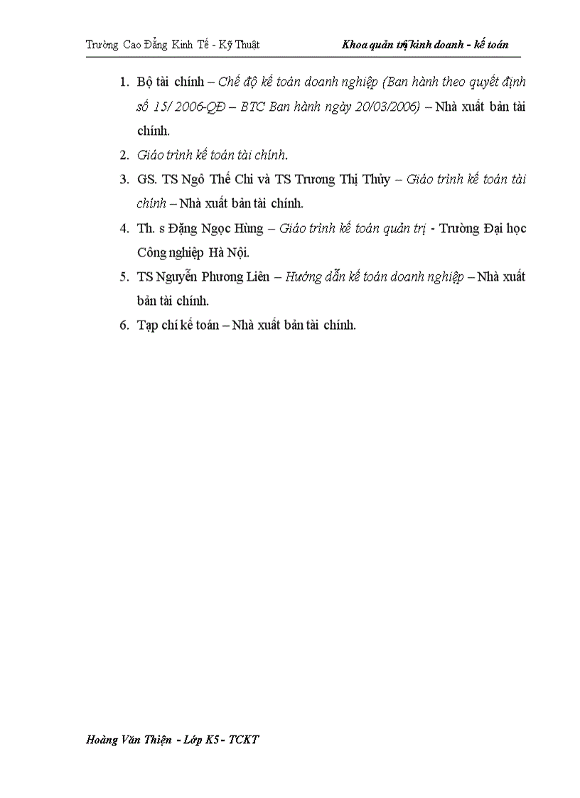 image for page Hoàn thiện công tác kế toán nguyên vật liệu tại Công ty Khoáng sản và thương mại Thành Phát