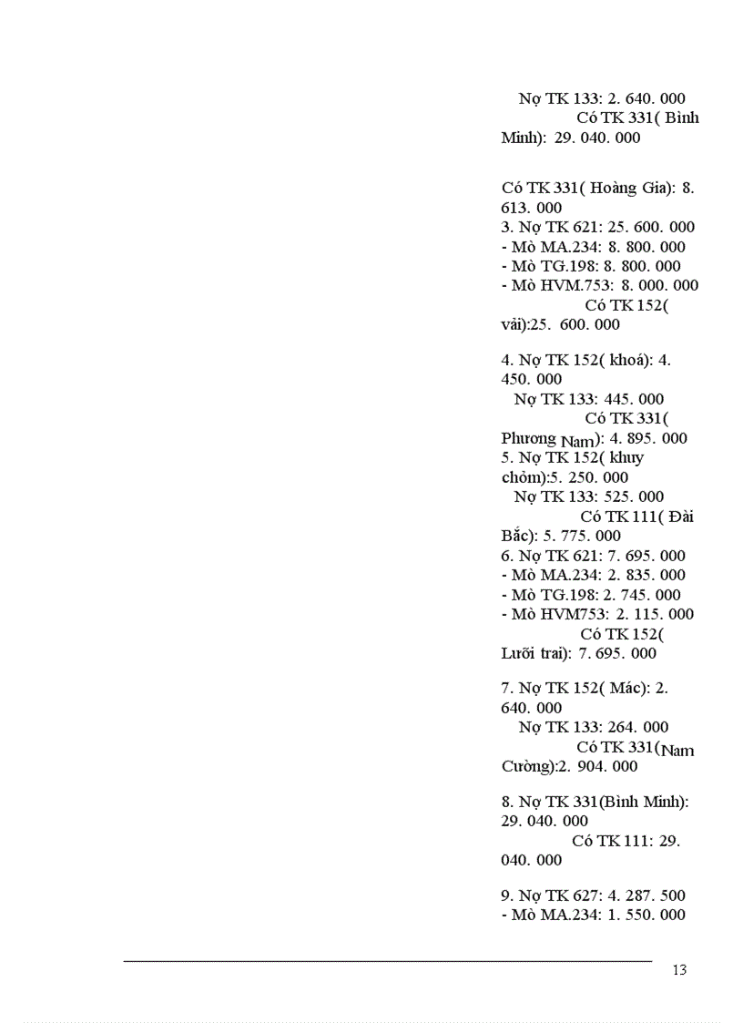 image for page Báo cáo tổng hợp kế toán tại Công ty cổ phần quốc tế thương mại Thành Như
