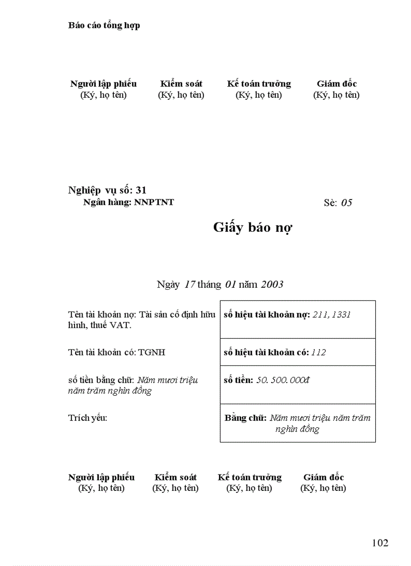 image for page Báo cáo tổng hợp kế toán