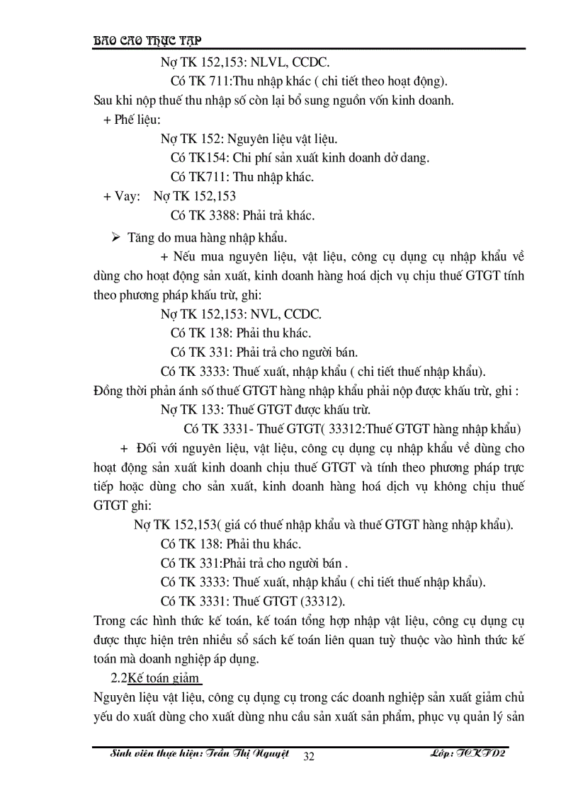 image for page Hạch toán vật liệu, công cụ dụng cụ của doanh nghiệp sản xuất