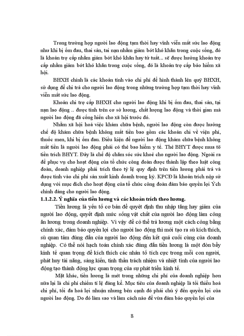 image for page Kế toan tiền lương và các khoản trích theo lương tại Công ty trách nhiệm hữu hạn Tân Trường Thành