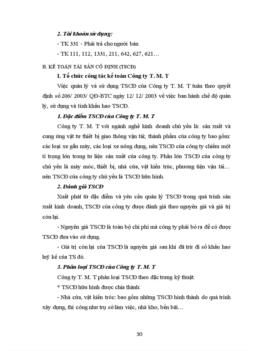 image for page Báo cáo thực tập tại Công ty Thương mại và sản xuất thiết bị giao thông vận tải.