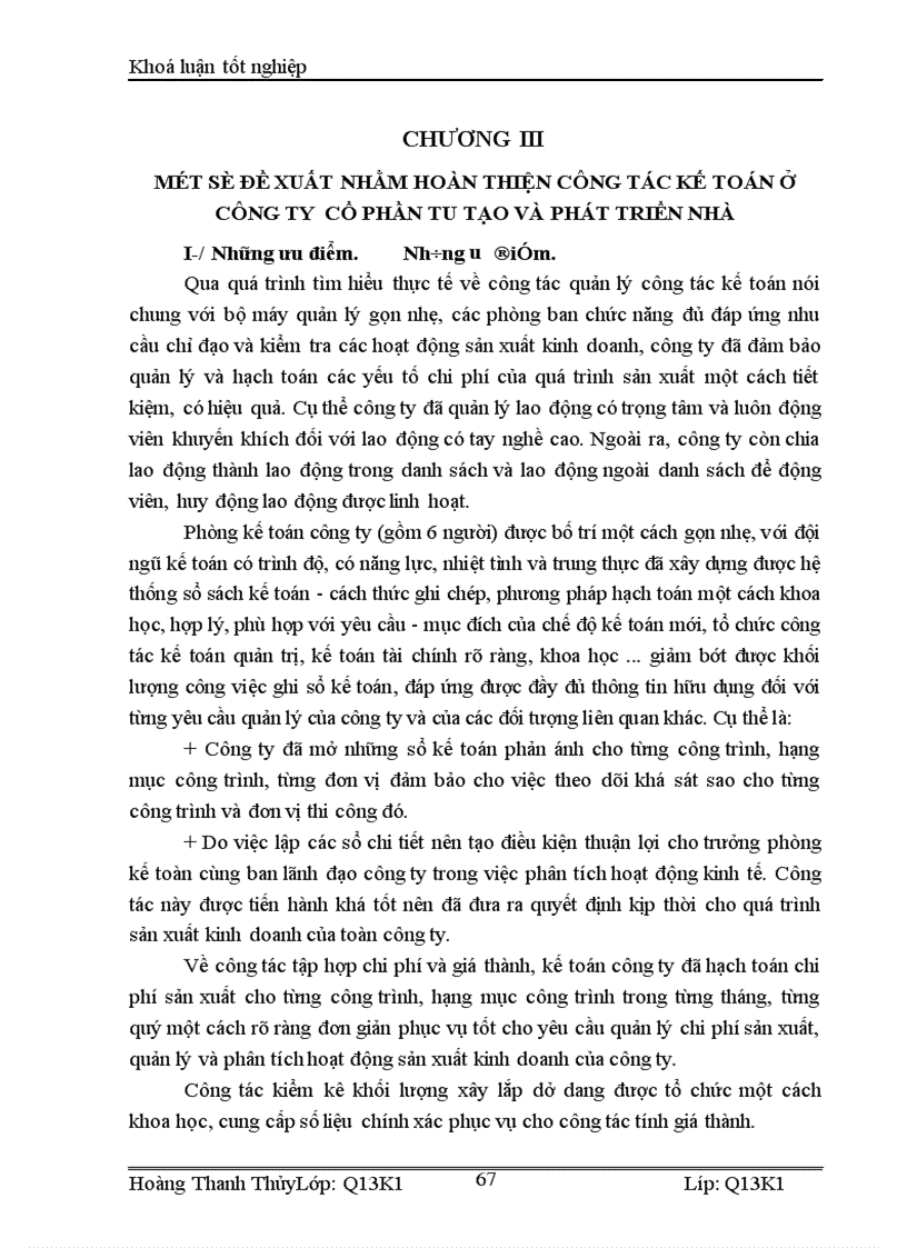 image for page Hoàn thiện kế toán chi phí sản xuất và tính giá thành sản phẩm xây lắp tại Công ty Cổ phần Tu tạo và Phát triển nhà