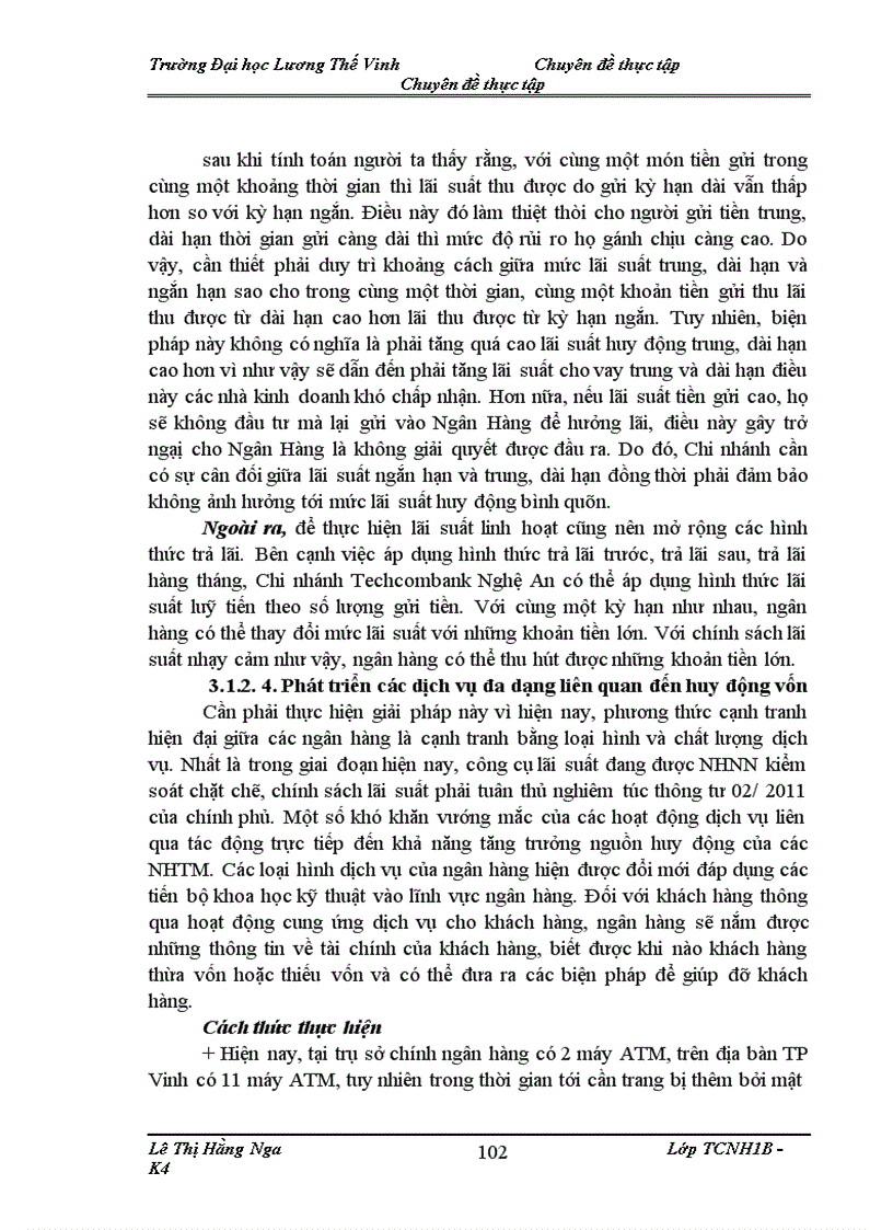 image for page Nâng cao hiệu quả công tác huy động vốn tại Techcombank Nghệ An