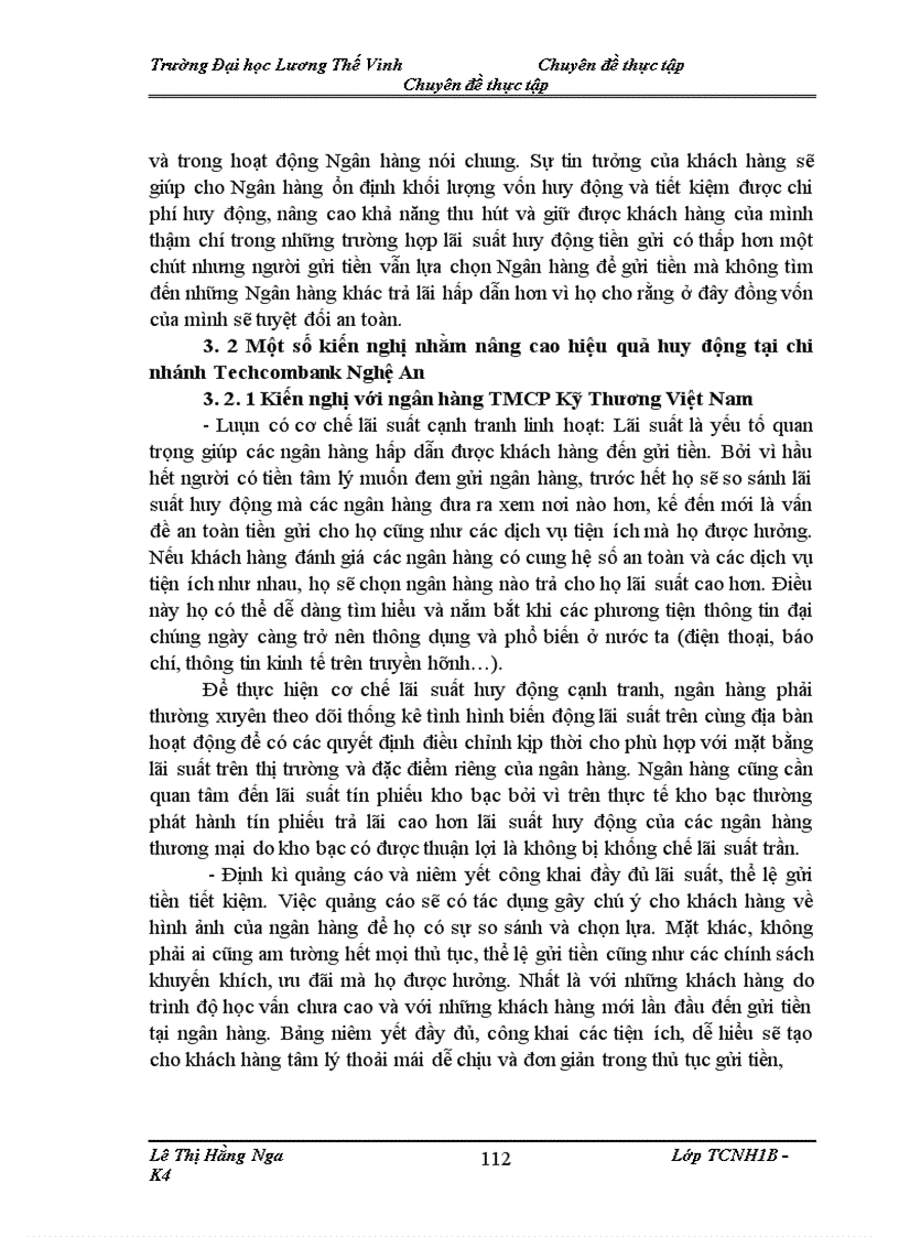 image for page Nâng cao hiệu quả công tác huy động vốn tại Techcombank Nghệ An