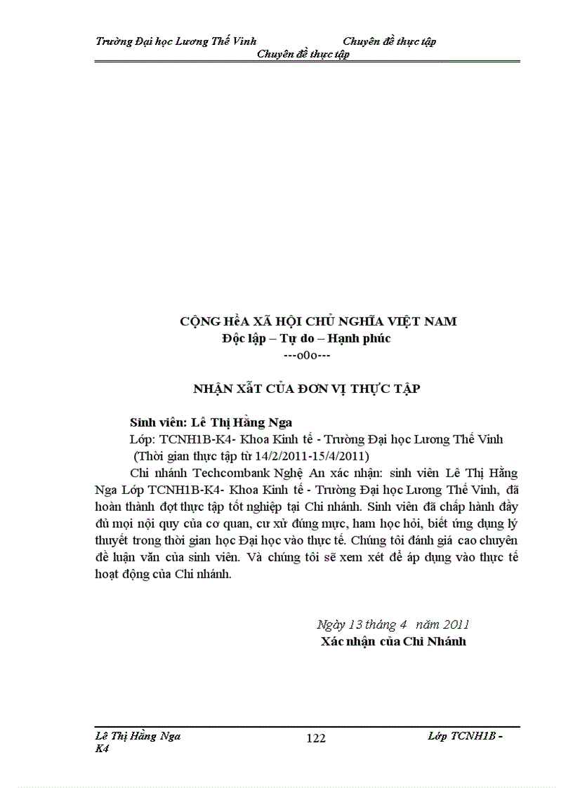 image for page Nâng cao hiệu quả công tác huy động vốn tại Techcombank Nghệ An