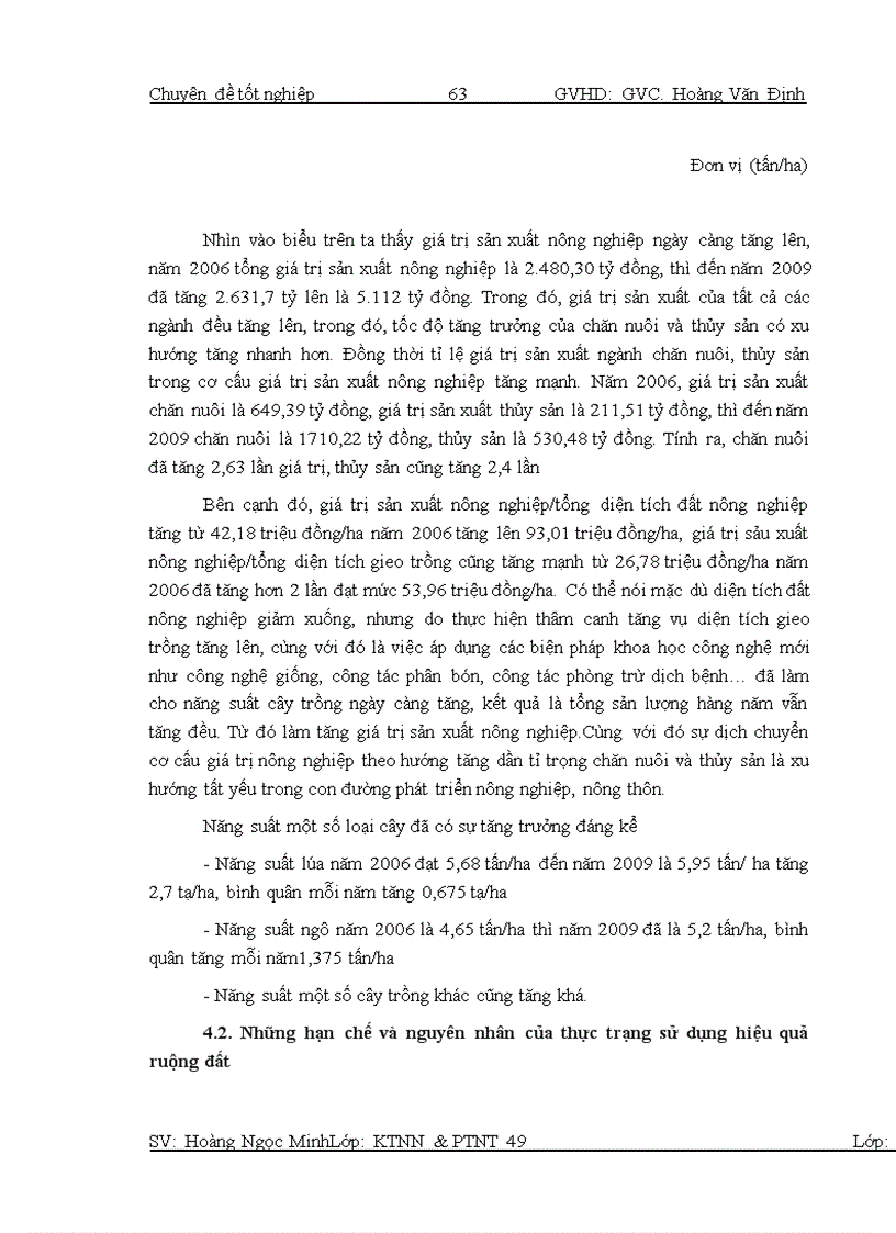 image for page Thực trạng và giải pháp sử dụng hiệu quả ruộng đất tại tỉnh Hà Nam