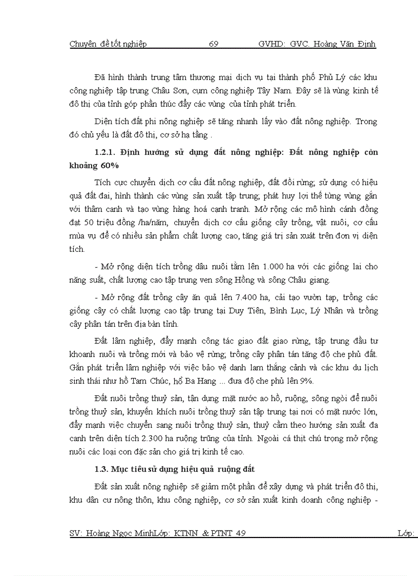 image for page Thực trạng và giải pháp sử dụng hiệu quả ruộng đất tại tỉnh Hà Nam