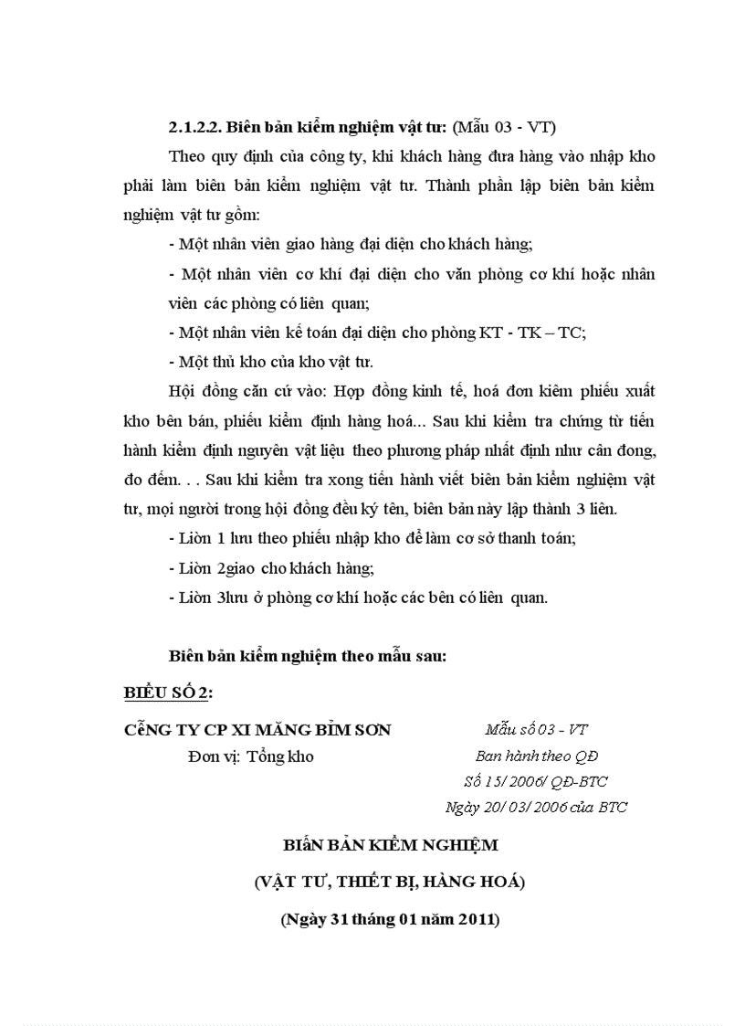 image for page Hoàn thiện kế toán nguyên vật liệu tại Công ty cổ phần xi măng Bỉm Sơn