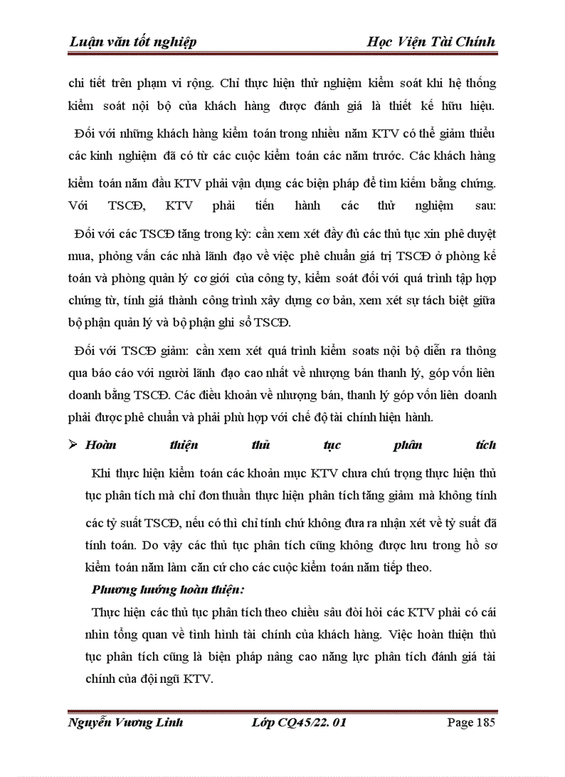 image for page Hoàn thiện quy trình và phương pháp Kiểm toán TSCĐ trong Kiểm toán BCTC tại Công ty TNHH Kiểm toán và Tư vấn tài chính IFC-ACA Group