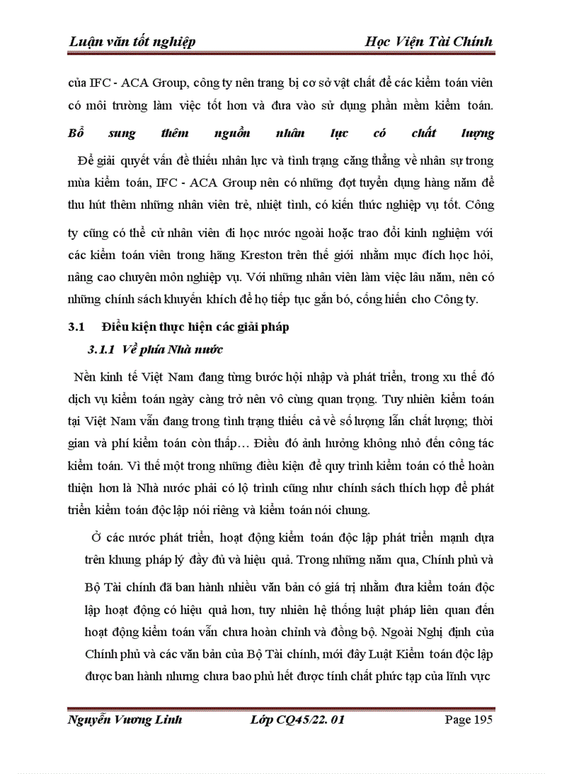 image for page Hoàn thiện quy trình và phương pháp Kiểm toán TSCĐ trong Kiểm toán BCTC tại Công ty TNHH Kiểm toán và Tư vấn tài chính IFC-ACA Group